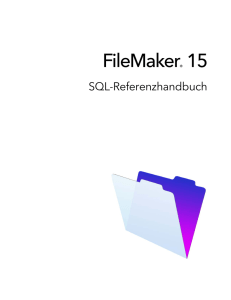 FileMaker 15 SQL-Referenzhandbuch