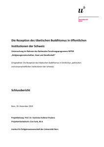 Die Rezeption des tibetischen Buddhismus in öffentlichen