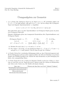 Blatt 3 - Lehrstuhl VI für Mathematik