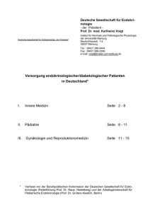 Deutsche Gesellschaft für Endokrinologie