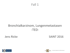 Bronchialkarzinom, Lungenmetastasen