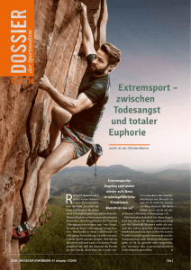 Extremsport – zwischen Todesangst und totaler Euphorie