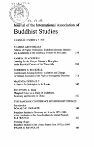 Buddhist Studies in Germany and Austria 1971