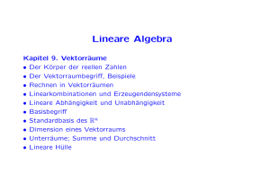 Lineare Algebra