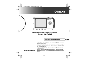 OMRON HCG801 - Burbach + Goetz