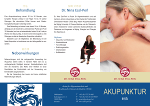 akupunktur - Dr. Nina ESSL-PERL