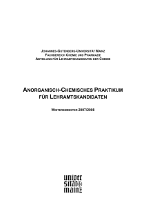 für AC-Praktikum (WiSe 2007/2008)