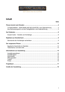 Inhalt - Tutanchamun – Sein Grab und die Schätze