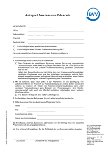 Antrag auf Zuschuss zum Zahnersatz PDF-Dokument, 567 kB