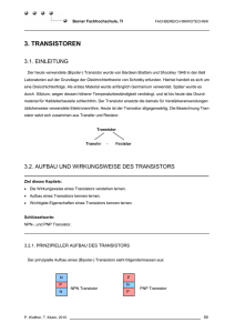 3. transistoren - Berner Fachhochschule