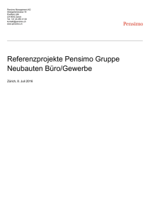 Referenzprojekte Pensimo Gruppe Neubauten Büro/Gewerbe