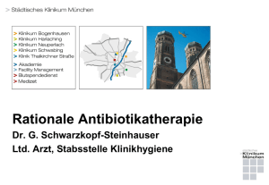 Rationale Antibiotikatherapie