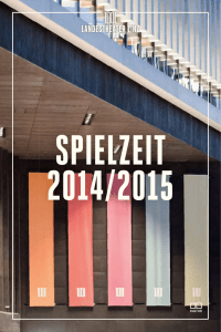 Spielzeit 2014-15 - Freunde des Linzer Musiktheaters