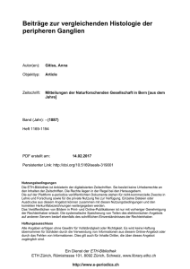 Beitr&auml;ge zur vergleichenden Histologie der peripheren - E