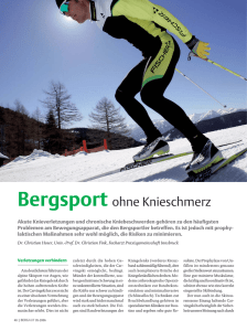 Knieprobleme - Österreichischer Alpenverein