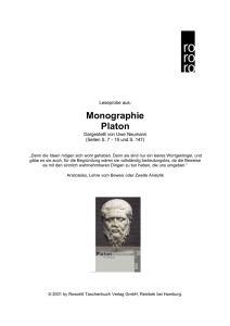 Monographie Platon