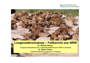 Lungenadenomatose – Fallbericht aus NRW
