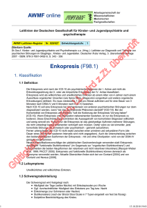 Enkopresis (F98.1)