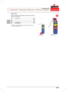 Multispray WD-40 silikonfrei, antimagnetisch und - zum GELA-Shop