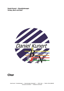 Chor - Daniel Kunert