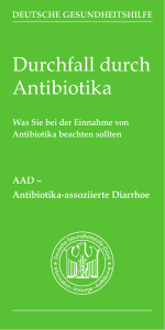 Durchfall durch Antibiotika