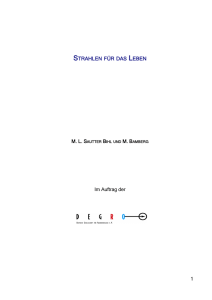 strahlen für das leben - Städtisches Klinikum Karlsruhe