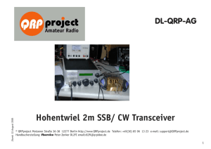 Hohentwiel 2m SSB/ CW Transceiver