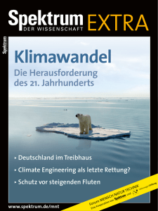 Klimawandel Die Herausforderung des 21. Jahrhunderts