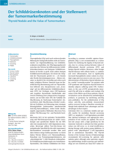 Der Schilddrüsenknoten und der Stellenwert der