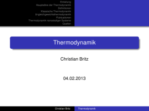 Thermodynamik