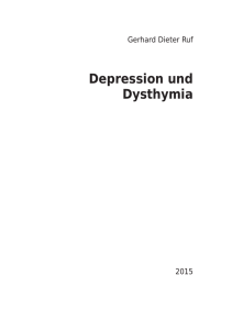 Depression und Dysthymia - Carl