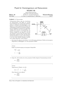 Musterlösung - Physik-Department E18