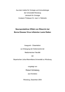 Neuroprotektiver Effekt von Ribavirin bei Borna Disease Virus