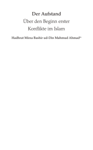 Der Aufstand - Ahmadiyya Muslim Jamaat Deutschland