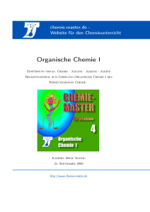 Organische Chemie I - Chemie