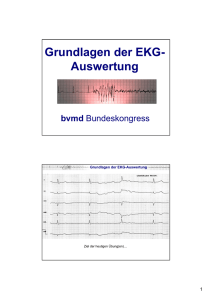 Grundlagen der EKG