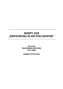 skript zur „einführung in die philosophie“