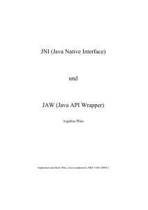 JNI (Java Native Interface) und JAW (Java API