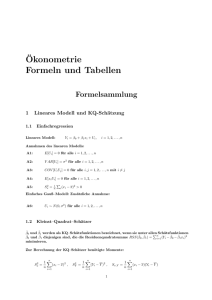 Formelsammlung