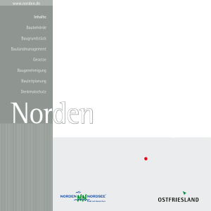 Baurecht und Baulandmanagement der Stadt Norden - total