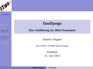 GeoDjango - 0.7emEine Einführung ins Web