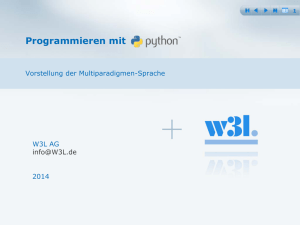 Programmieren mit Python