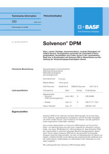 Solvenon® DPM - Alkohole und Lösemittel BASF