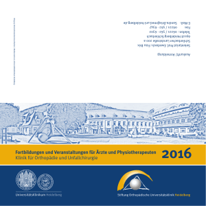 Veranstaltungen 2016 als PDF - UniversitätsKlinikum Heidelberg