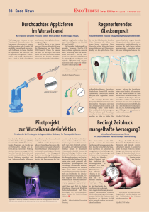 Pilotprojekt zur Wurzelkanaldesinfektion