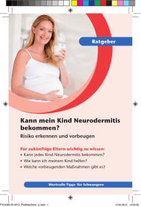 Kann mein Kind Neurodermitis bekommen?