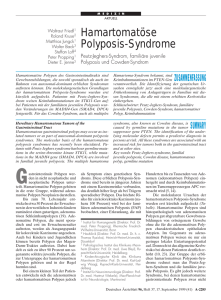 Hamartomatöse Polyposis-Syndrome