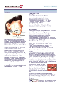 Milchzähne - Praxis Dr. Gabriele Ahlers