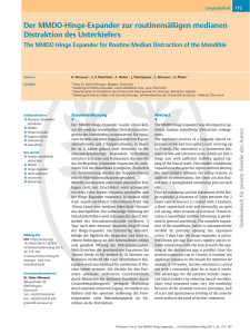Der MMDO-Hinge-Expander zur routinemäßigen medianen