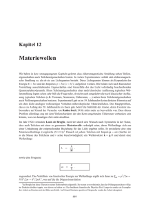 Materiewellen - Walther Meißner Institut